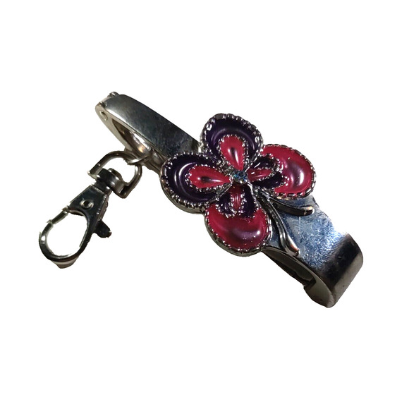 Purse Luggage Clip Saver Metal Butterfly - Picture 1 of 8
